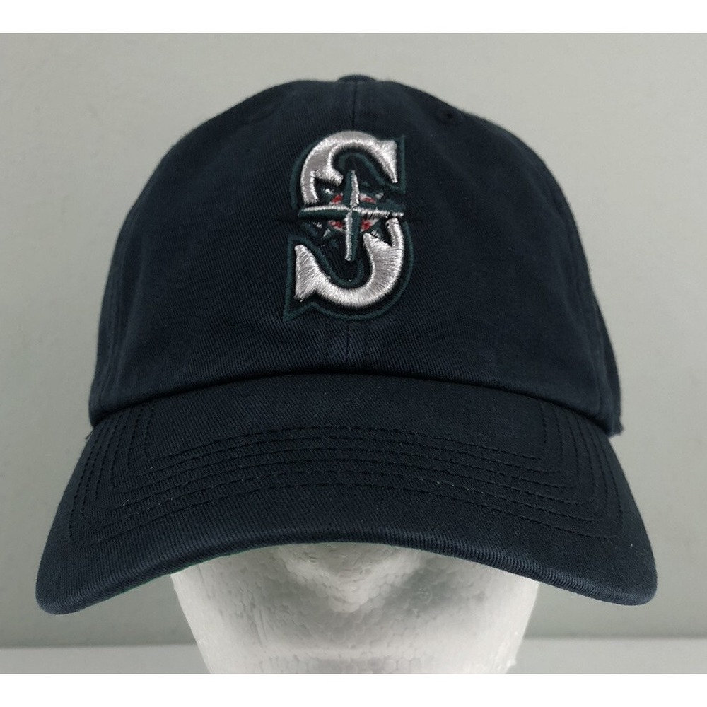 '47 Brand Seattle Mariners Hat Flex Men's Large Baseball Cap Blue Hat